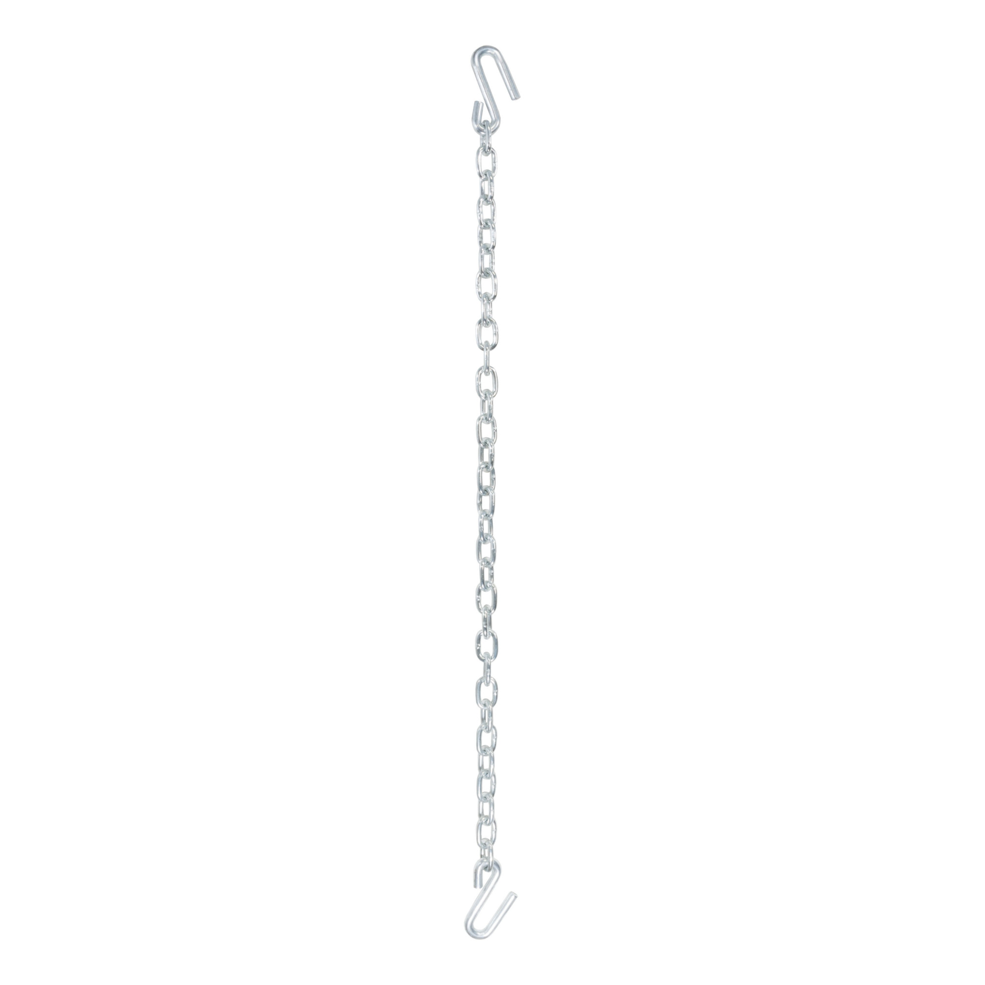 Curt Manufacturing, 48in. Safety Chain with 2 S-Hooks, Length 48 in, Material Steel, Model# 80301